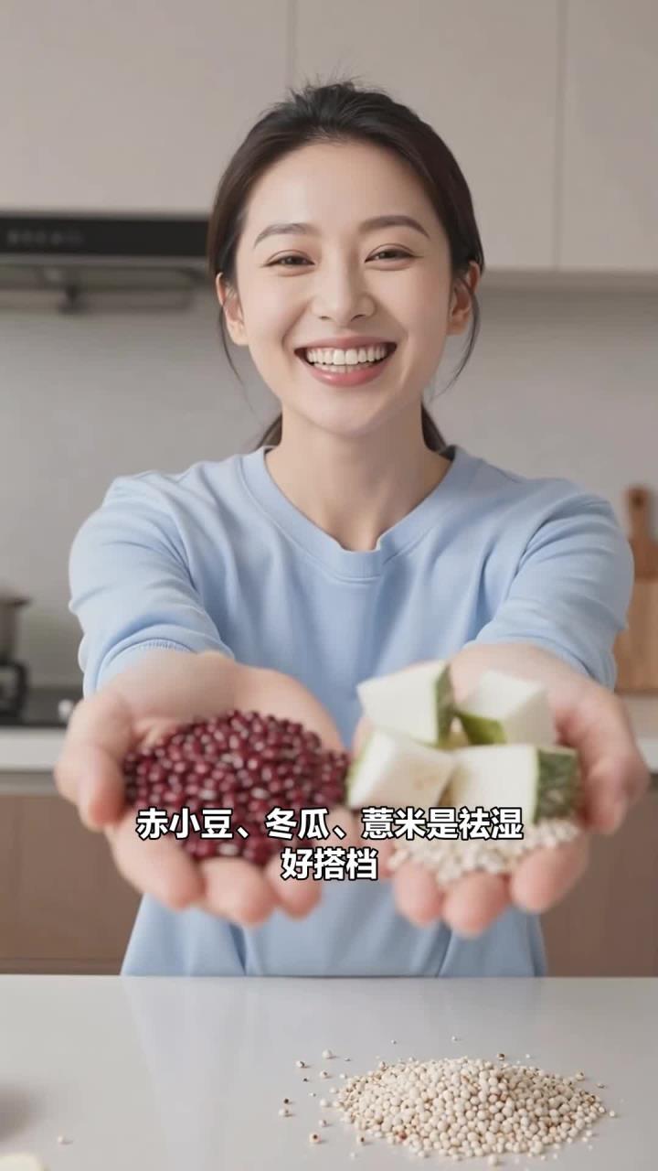 赤小豆 + 冬瓜 + 薏米,三重祛湿,煮汤喝超有效