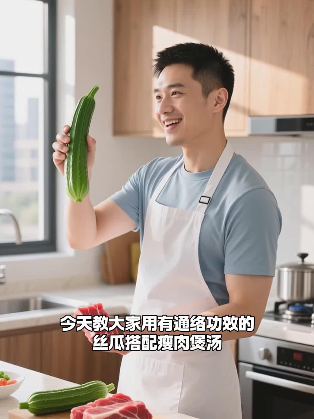 丝瓜通络,怎样煲汤,煮瘦肉汤有啥好处