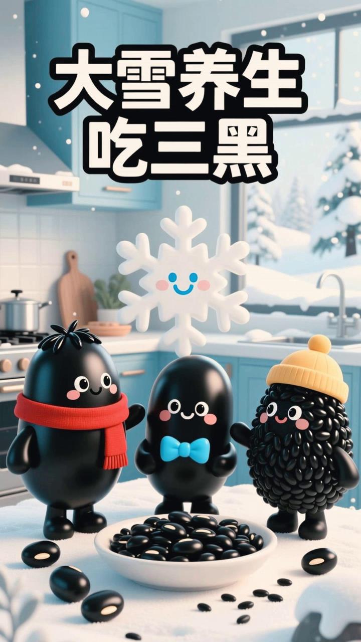 大雪节气,吃“黑”为主!黑米、黑豆、黑芝麻