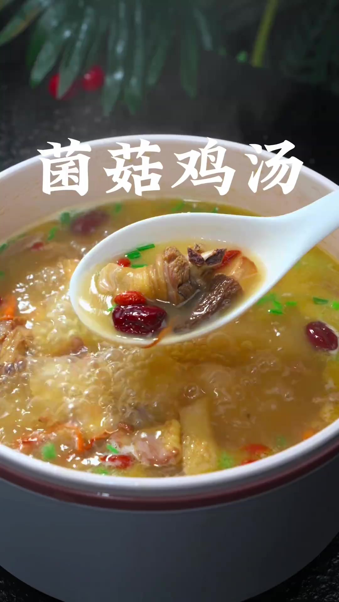 菌菇鸡汤 炖鸡汤直接下锅那就是大错,今天这个做法汤鲜味美不油
