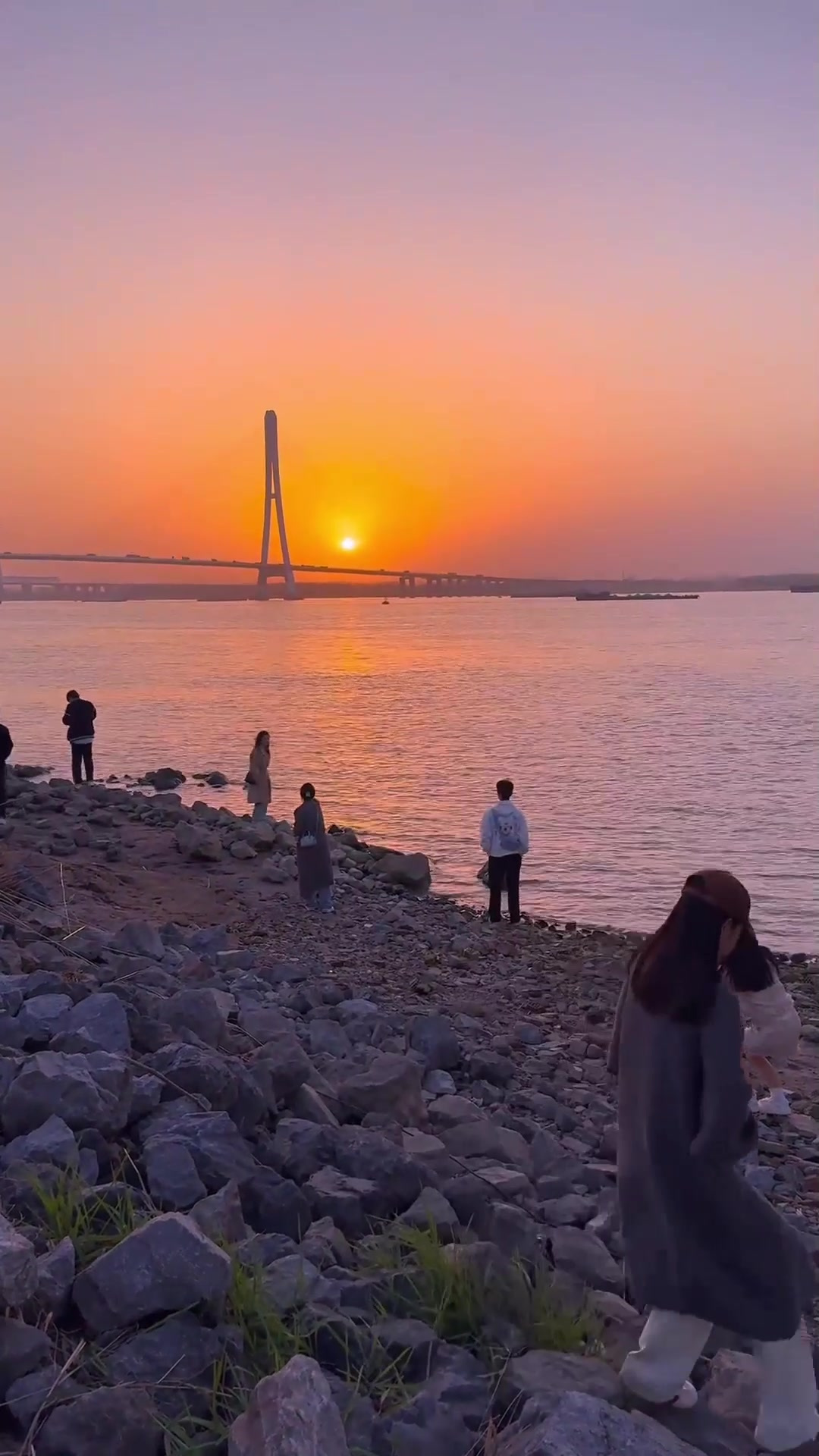 夏日旅行，夏天！总要去鱼嘴湿地公园追一次日落吧！今天的晚霞是