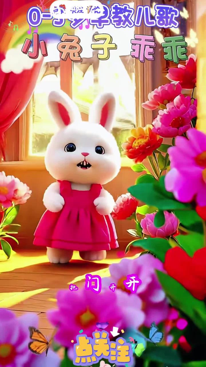 《小兔子乖乖》《拔萝卜》《小兔蹦蹦跳》《宝贝宝贝》《数鸭子》《小毛驴》《宝宝睡觉