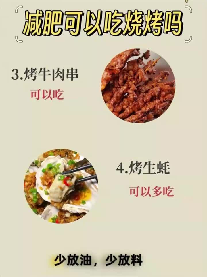 食养日志：减肥可以吃烧烤吗