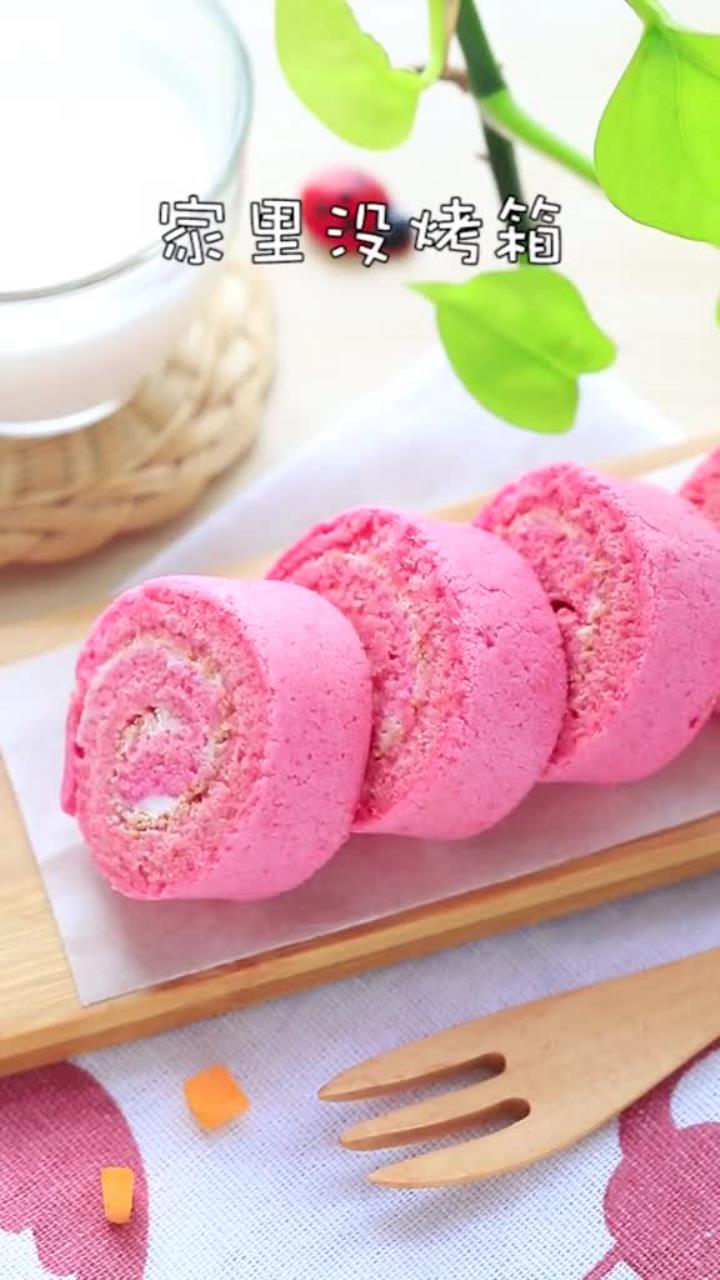 家里没烤箱，照样做蛋糕卷～