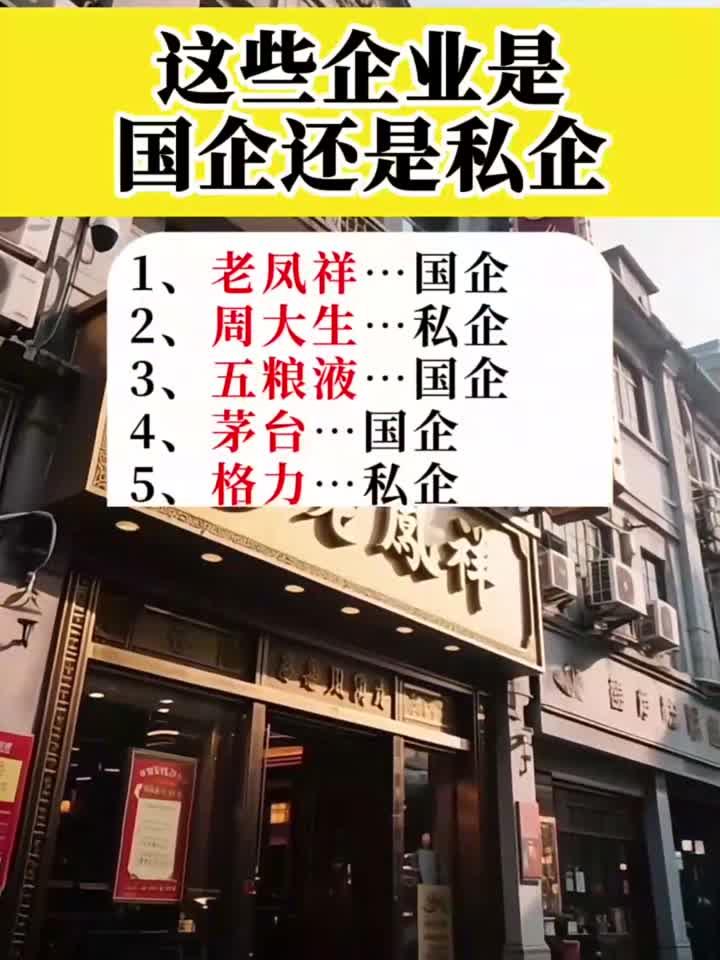 这些企业是国企还是私企