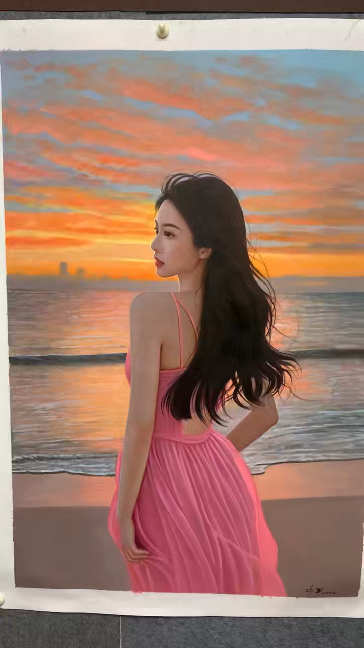 冷军油画超写实派作者