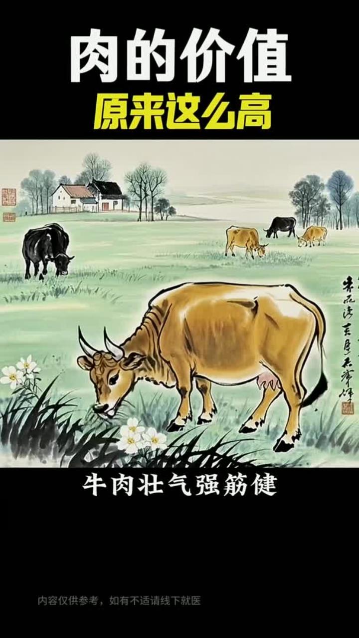 肉的价值原来这么高