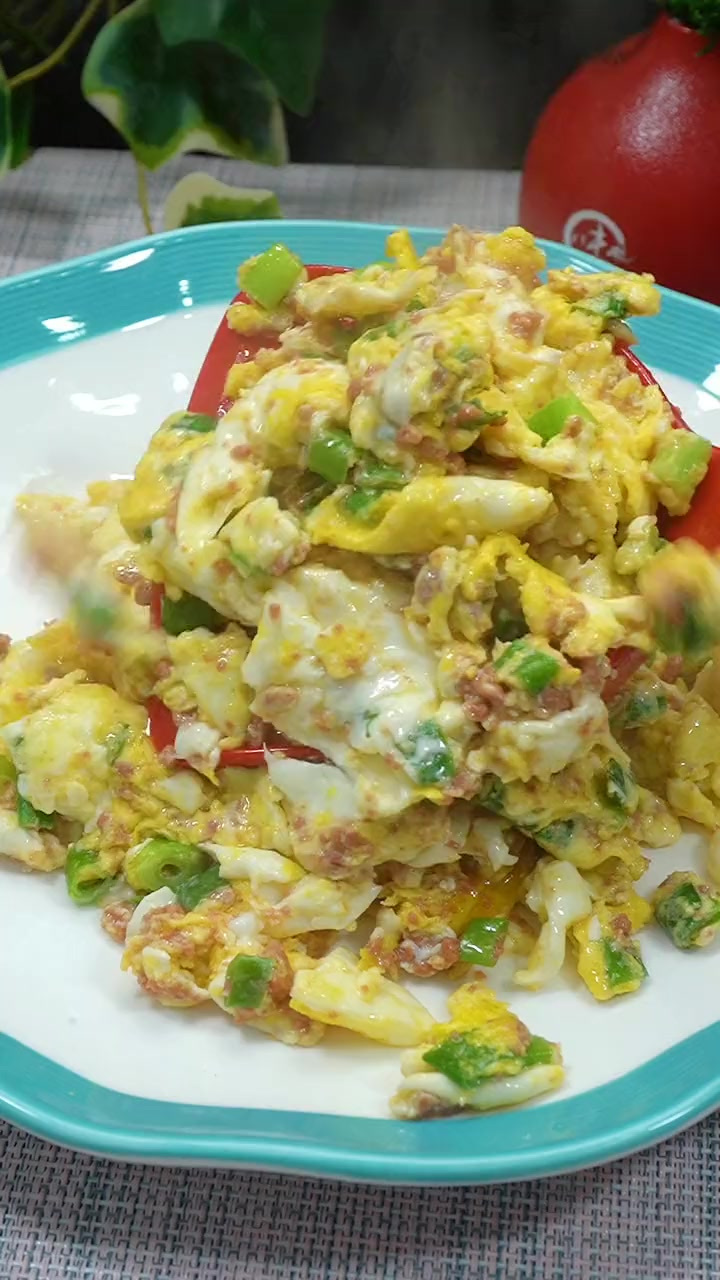 大家快点做起来吧虾酱炒鸡蛋