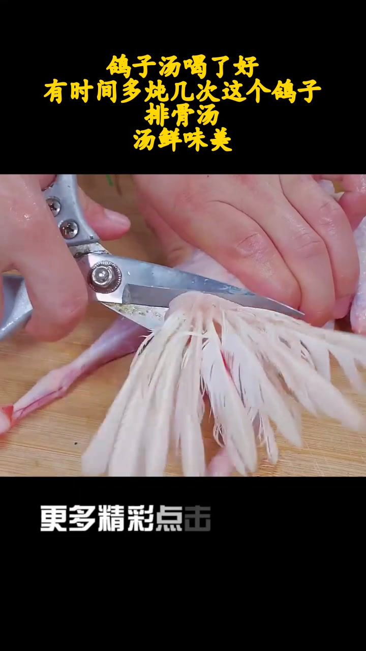 鸽子汤喝了好,有时间多炖几次这个鸽子排骨汤,汤鲜味美