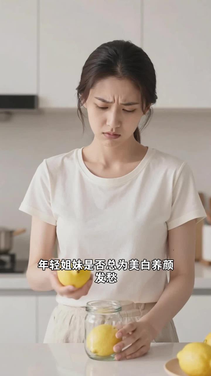 用玻璃罐泡蜂蜜柠檬,美白养颜超实用,健康养生喝得好