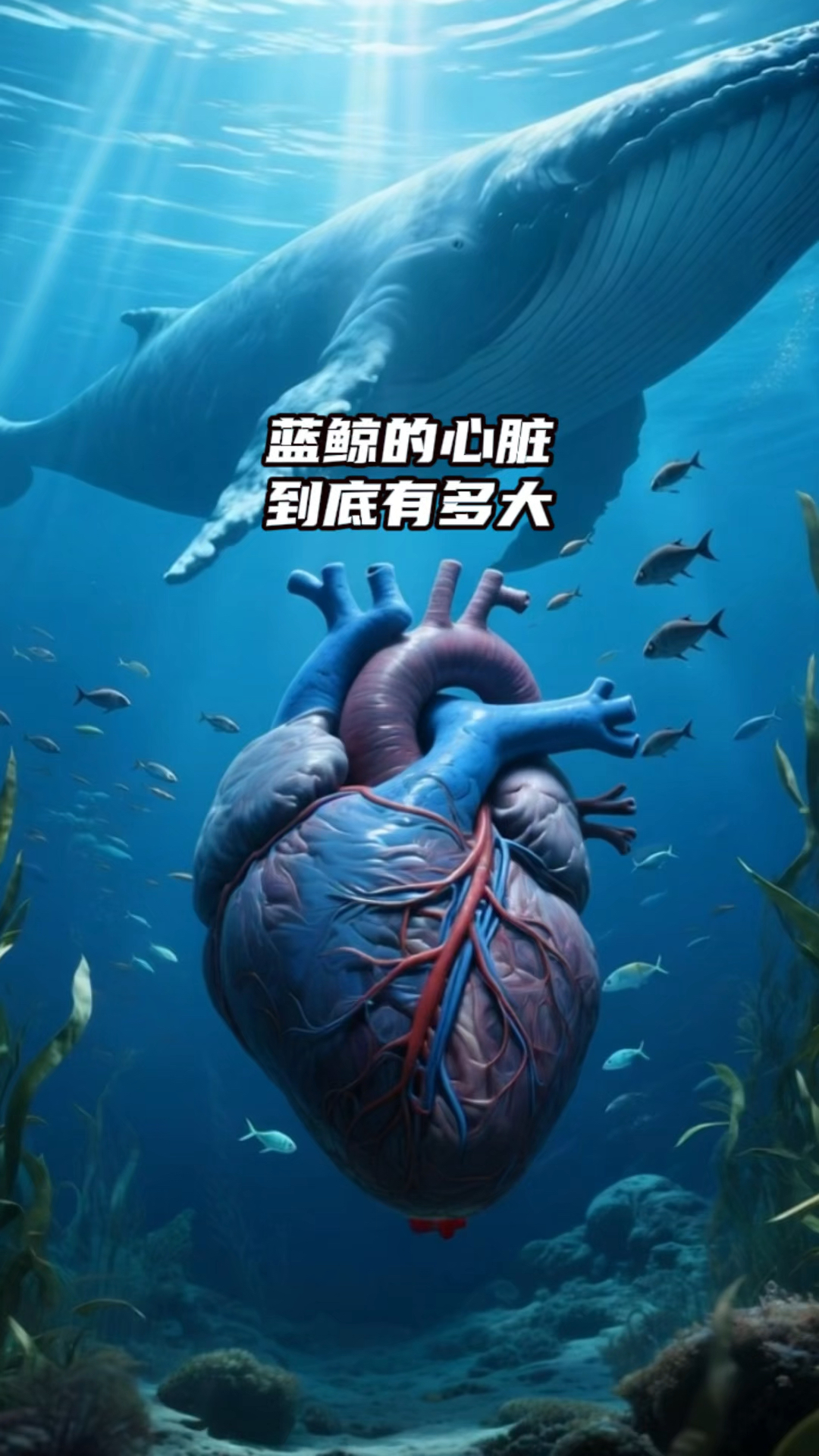 你知道蓝鲸的心脏到底有多大吗