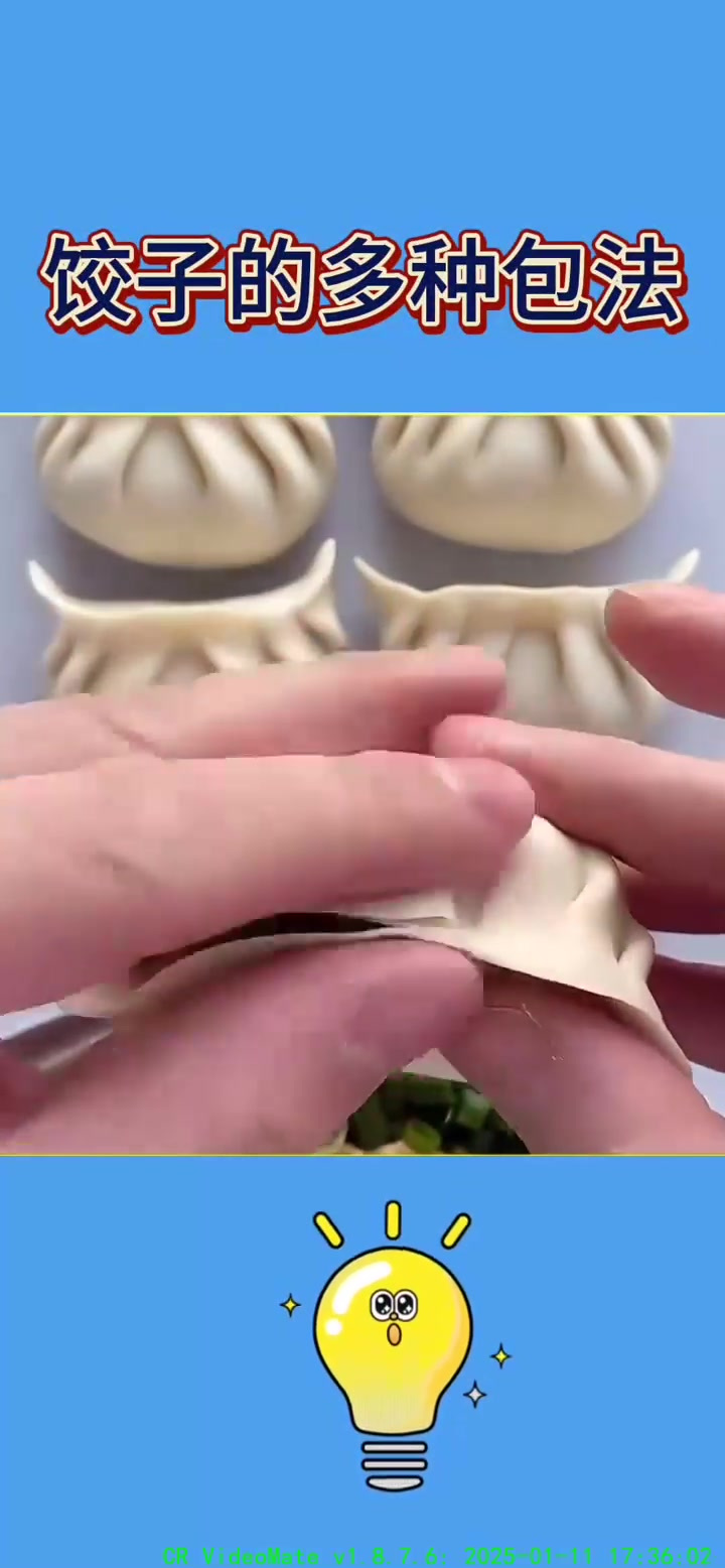 饺子的多种包法