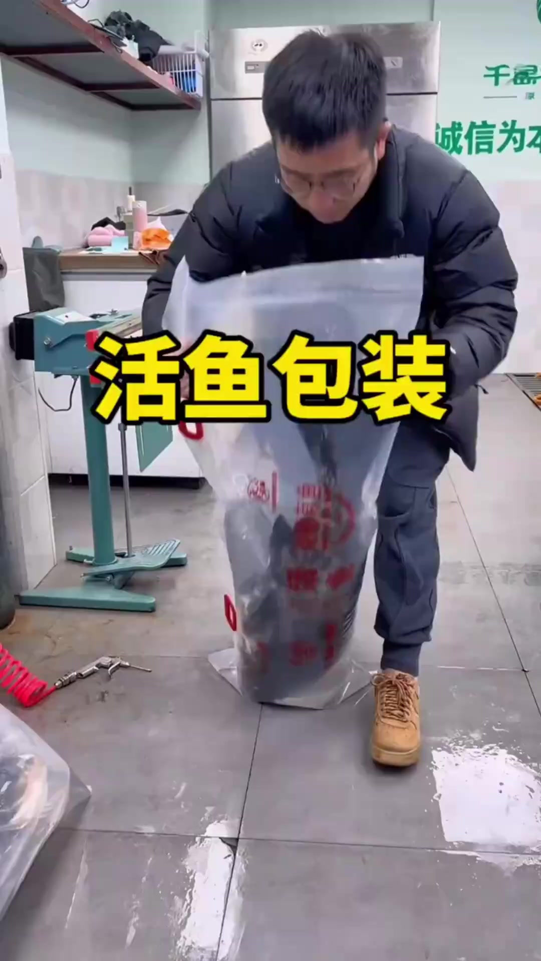 原来网上买的活鱼都是这样包装的