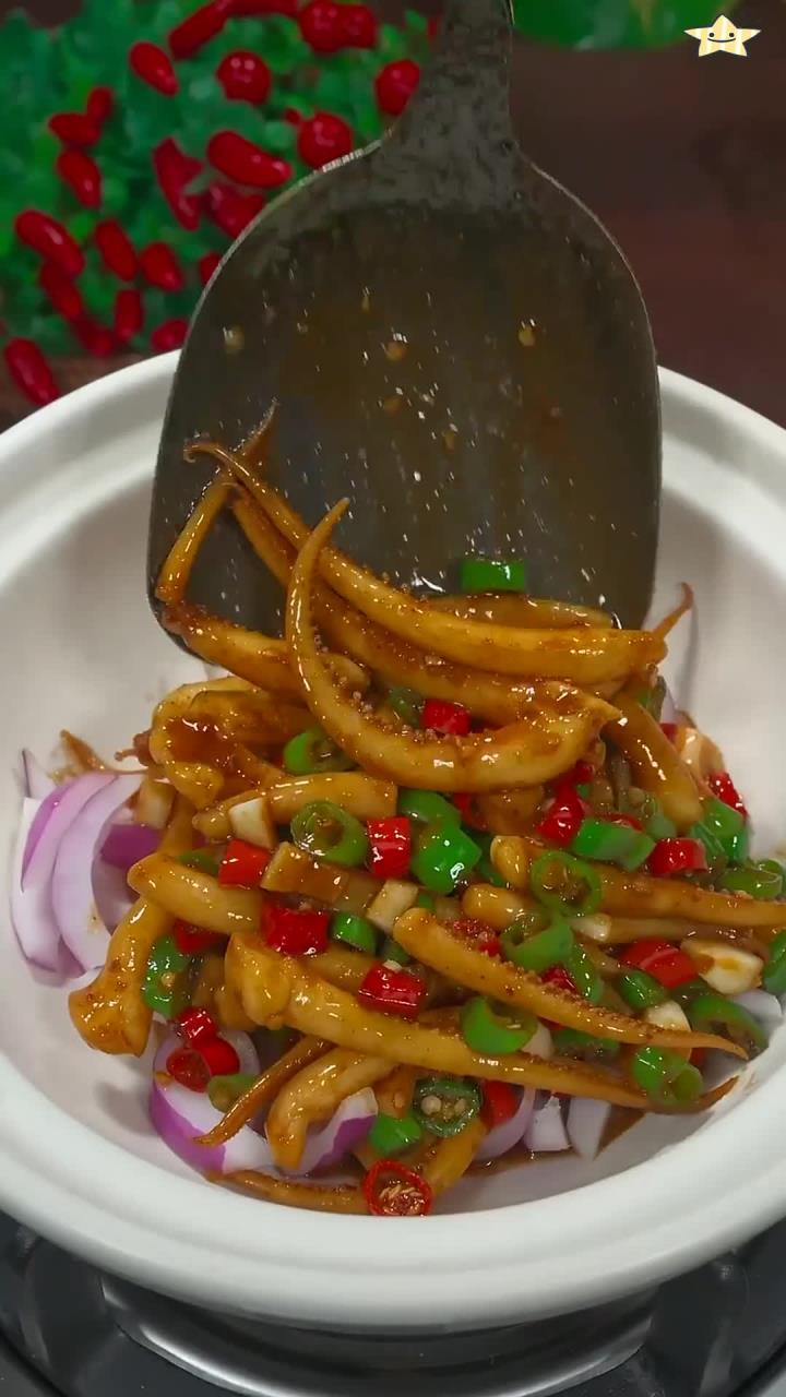 在家轻松做孜然鱿鱼须,想吃多少烹饪多少,味道超乎想象!