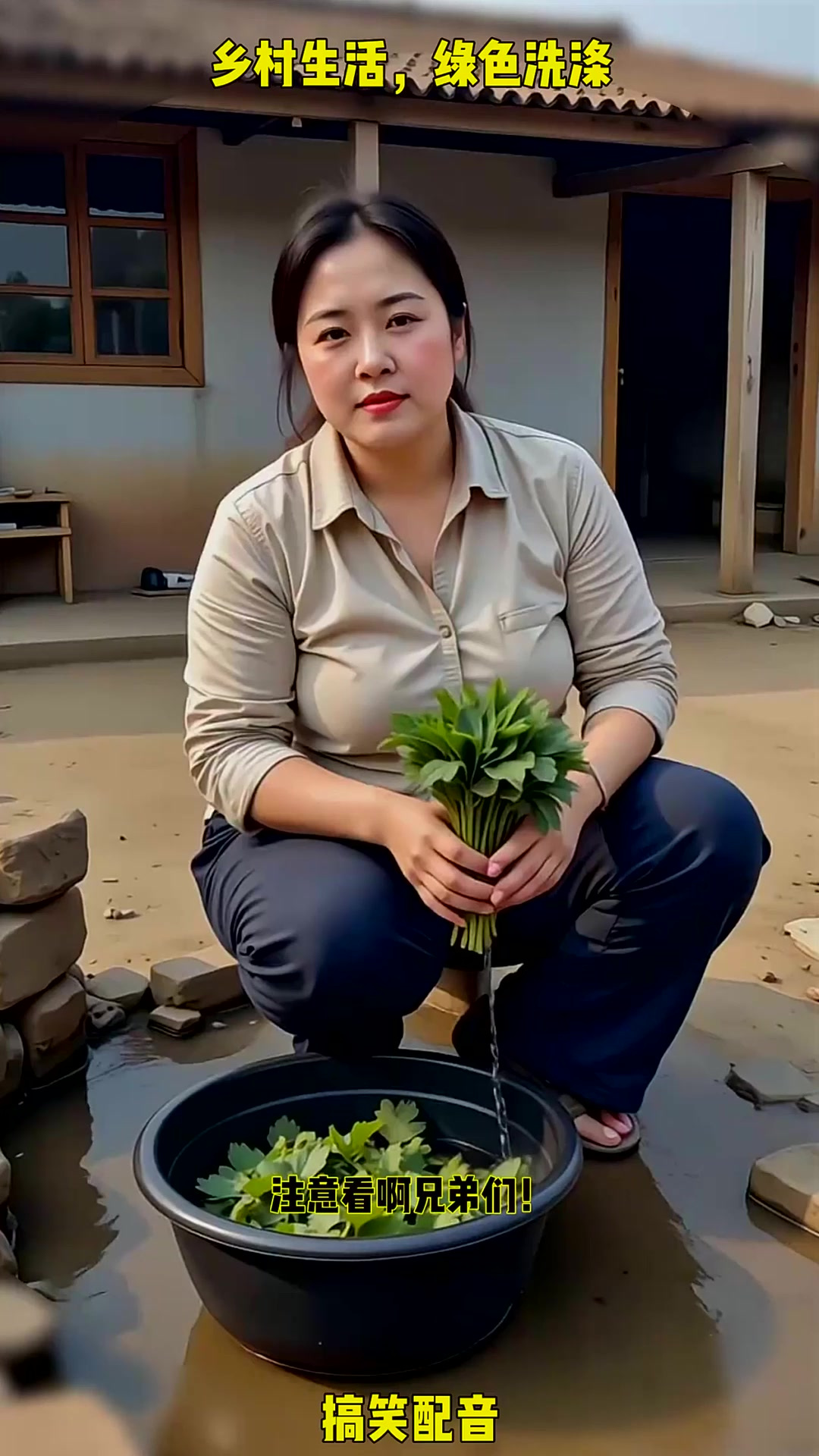 胖妹厨房日常：洗菜也能这么有趣！