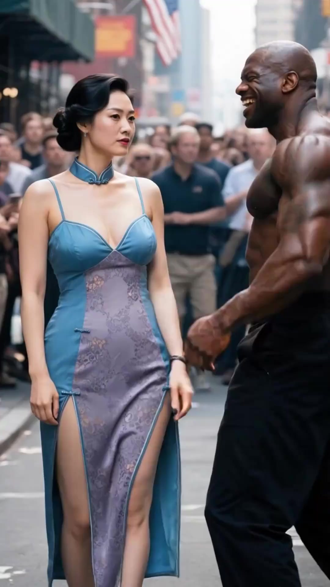 街头格斗美女VS肌肉猛男,谁能更胜筹?7大瞬间揭秘!