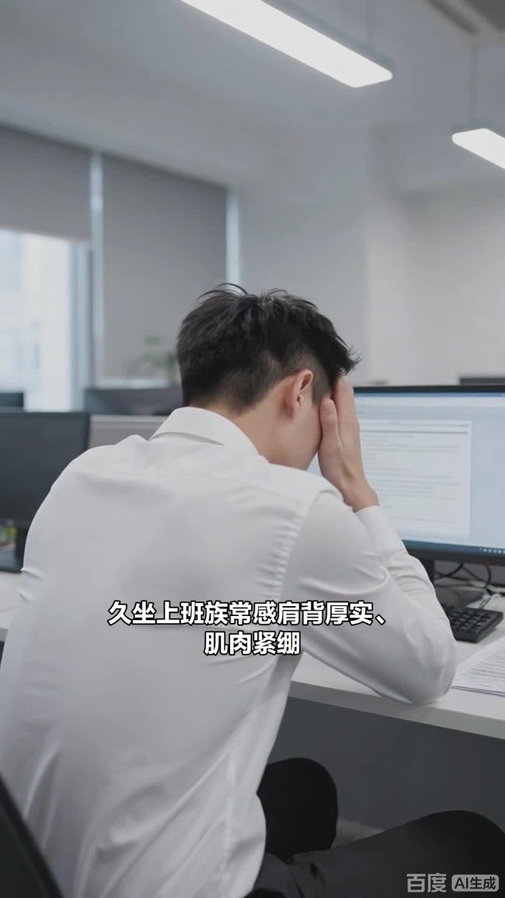 久坐党久坐肩背厚,做靠墙夹背,松解肌肉还能塑形薄背