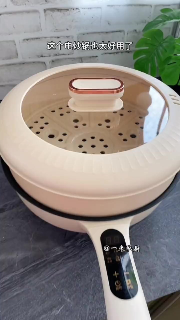 长虹多功能电炒锅,煎炒蒸煮炖样样行,很实用,价格也便宜