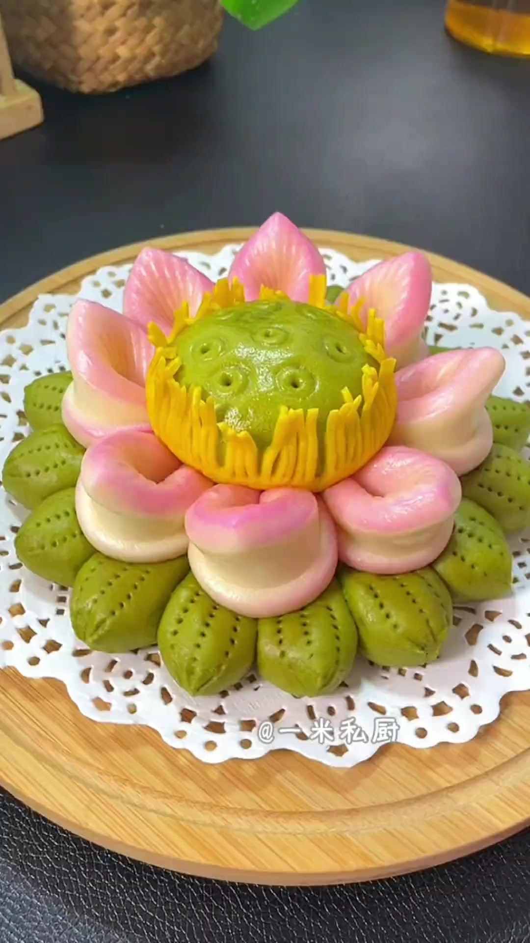 大家快点做起来吧莲花花馍