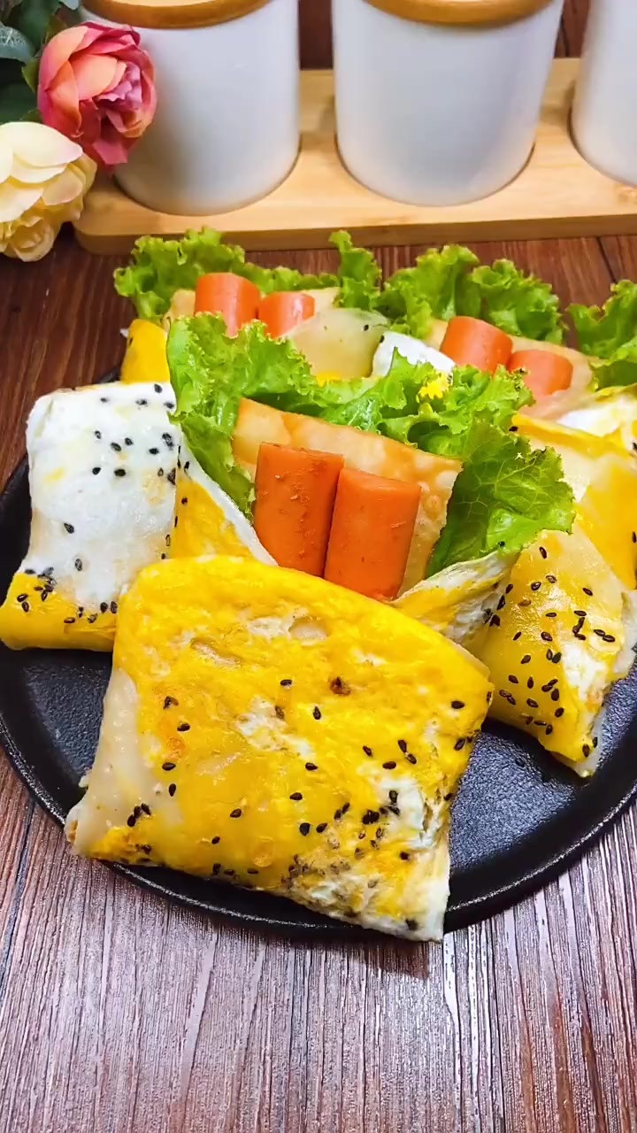 一分钟学会煎饼果子 5分钟做好全家人早餐