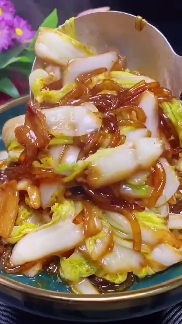 大家快点做起来吧白菜炒粉条