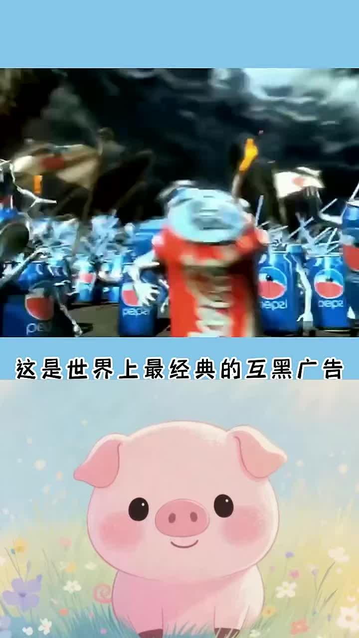 百事可乐和可口可乐经典互黑广告