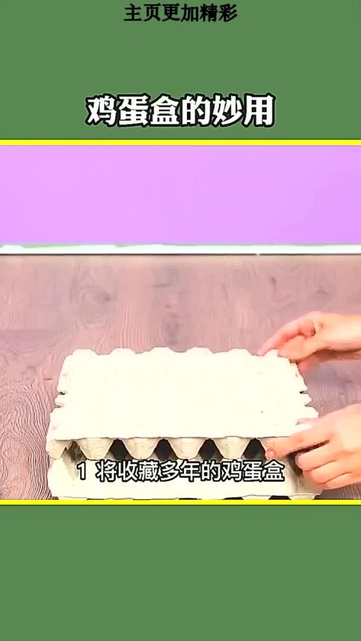 鸡蛋盒的妙用