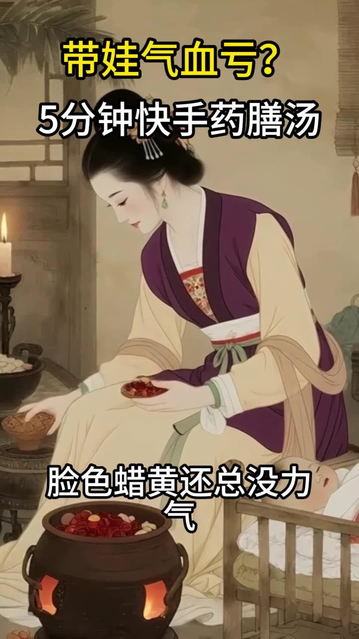 带娃气血亏?5分钟快手药膳汤
