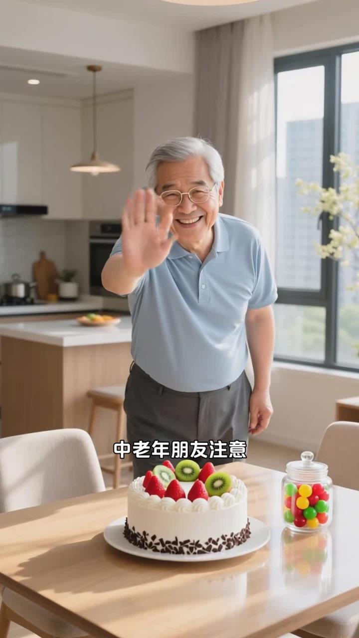 中老年人少吃蛋糕糖果,健康养生 3 种预防高血糖,护牙齿