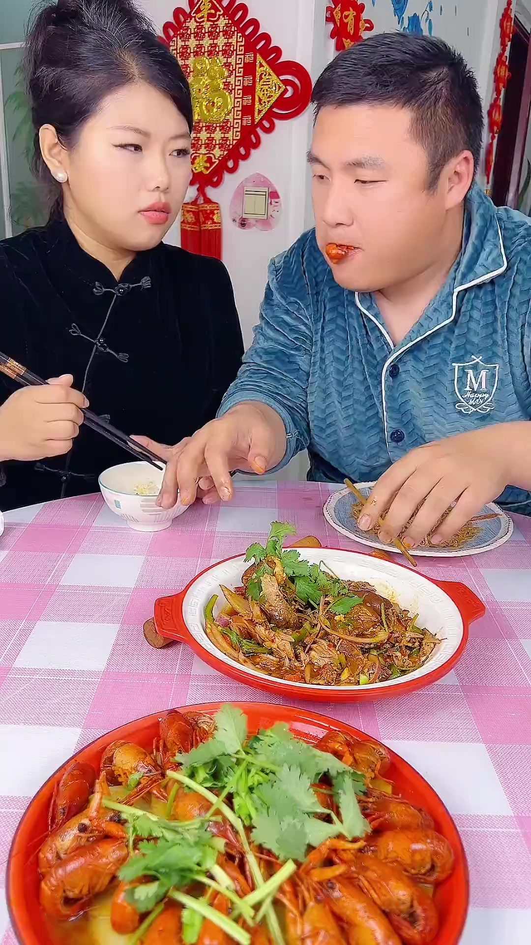 今日菜系,麻辣小龙虾,真好吃啊!