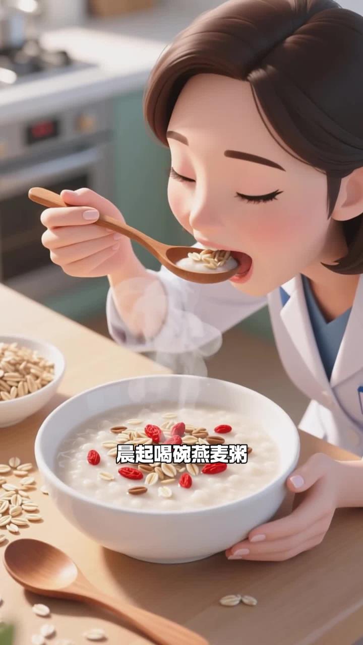 晨起喝碗燕麦粥，饱腹养生，是减肥的好选择