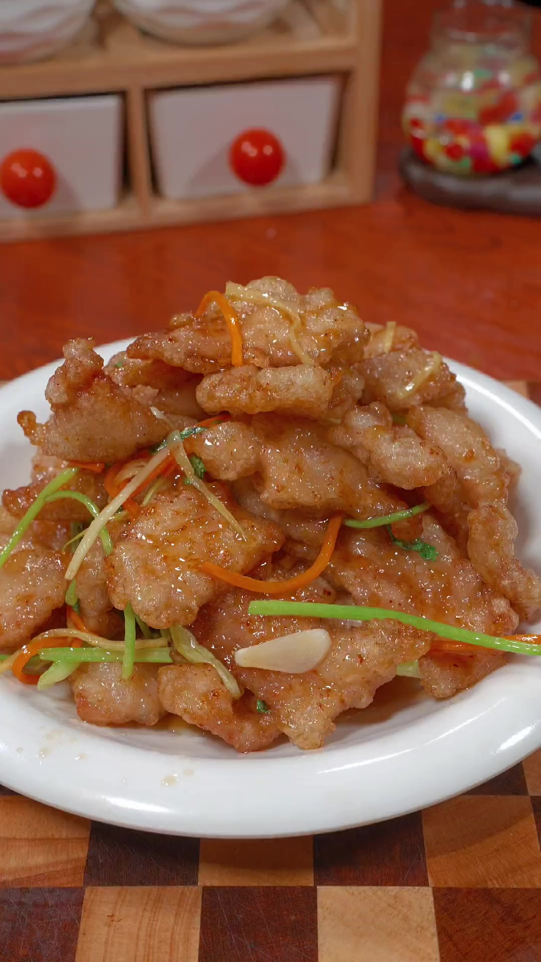 在家做锅包肉，其实特别简单