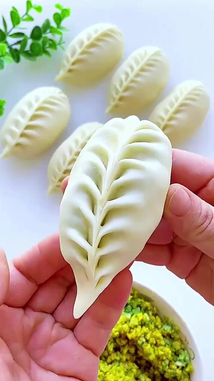 花样面食,包饺子的手法