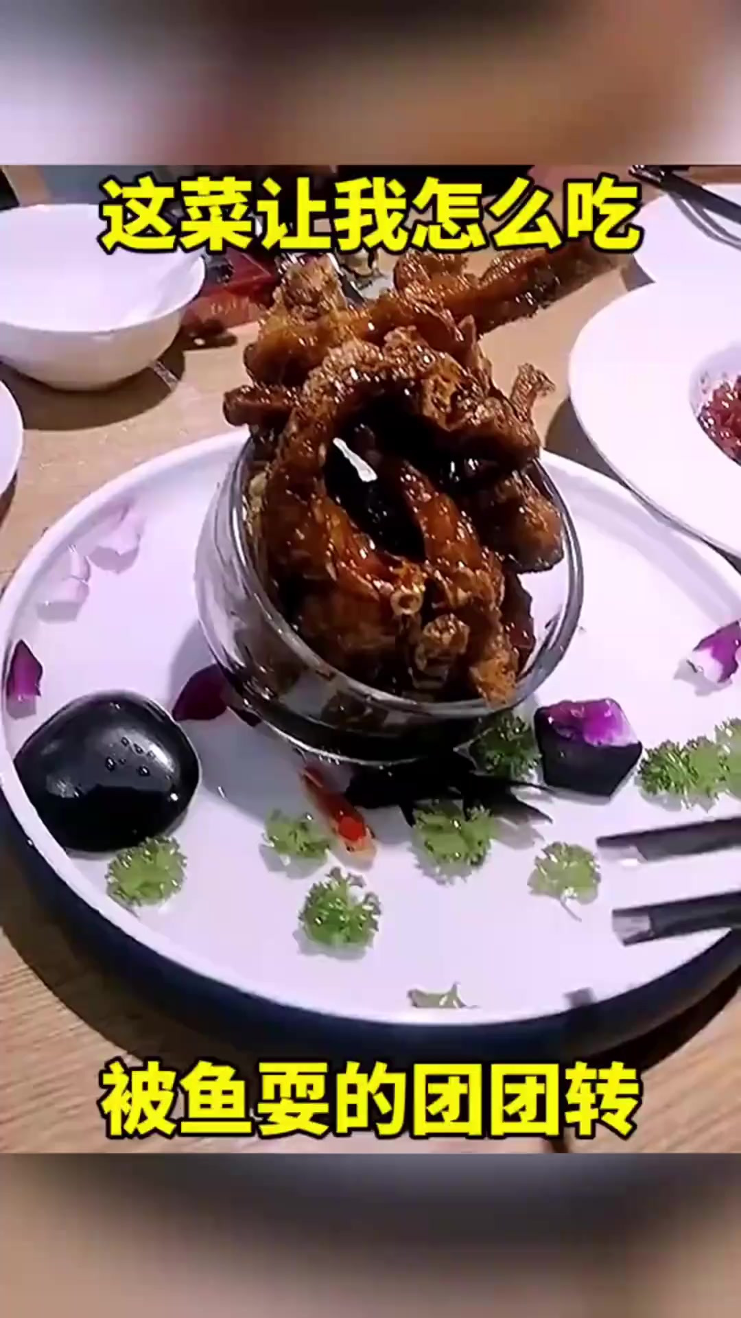 这菜让我怎么吃,被鱼耍的团团转
