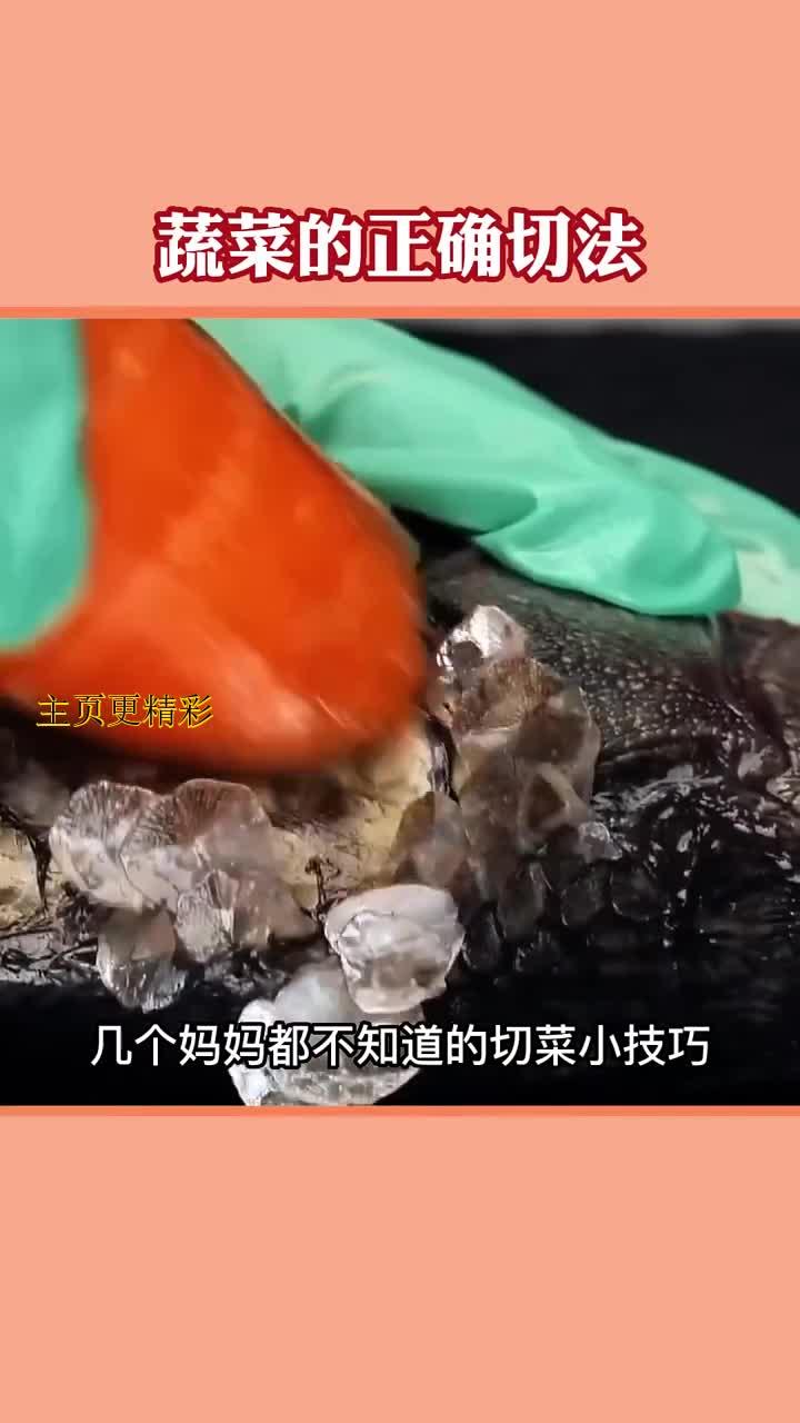 生活小技巧蔬菜切法几个妈妈都不知道的切菜小技巧