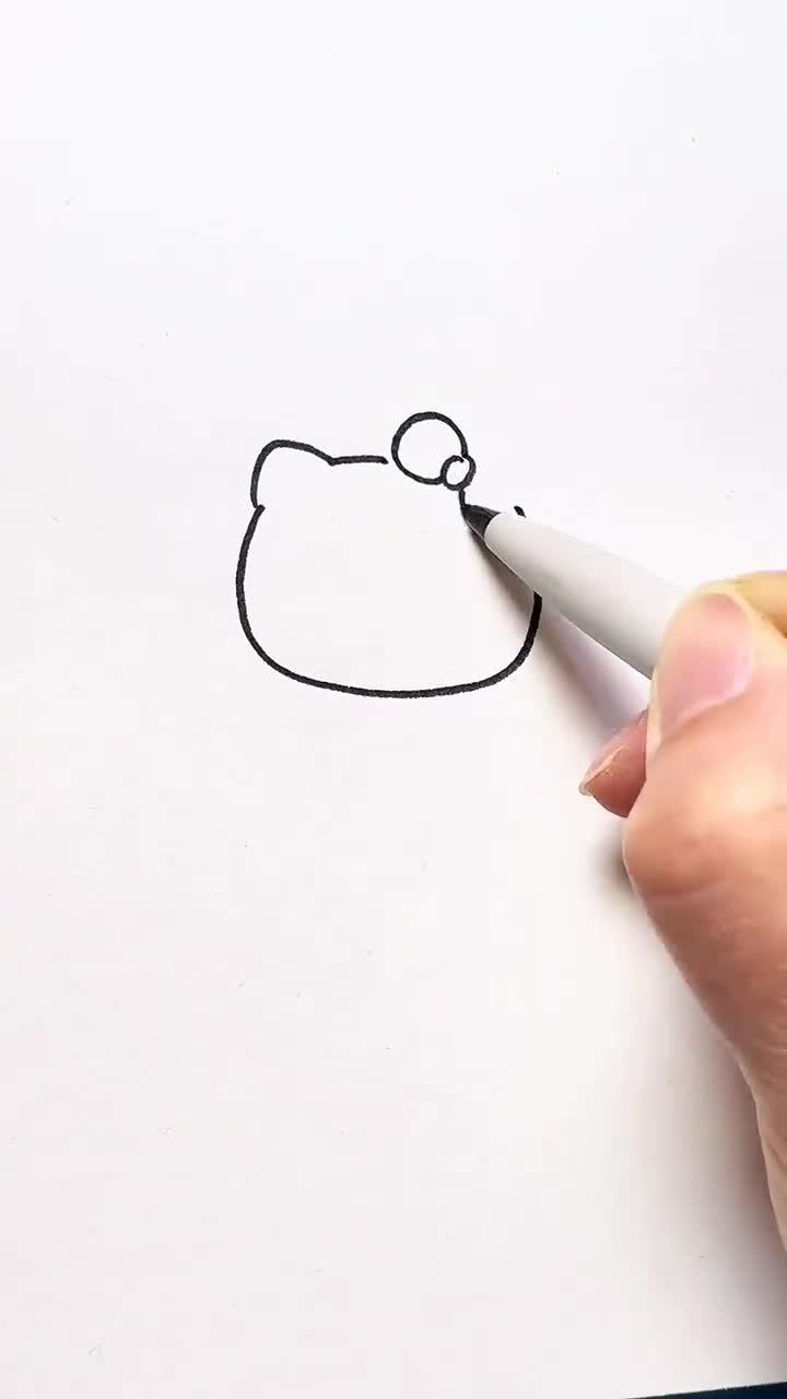 Kitty猫这样画好可爱