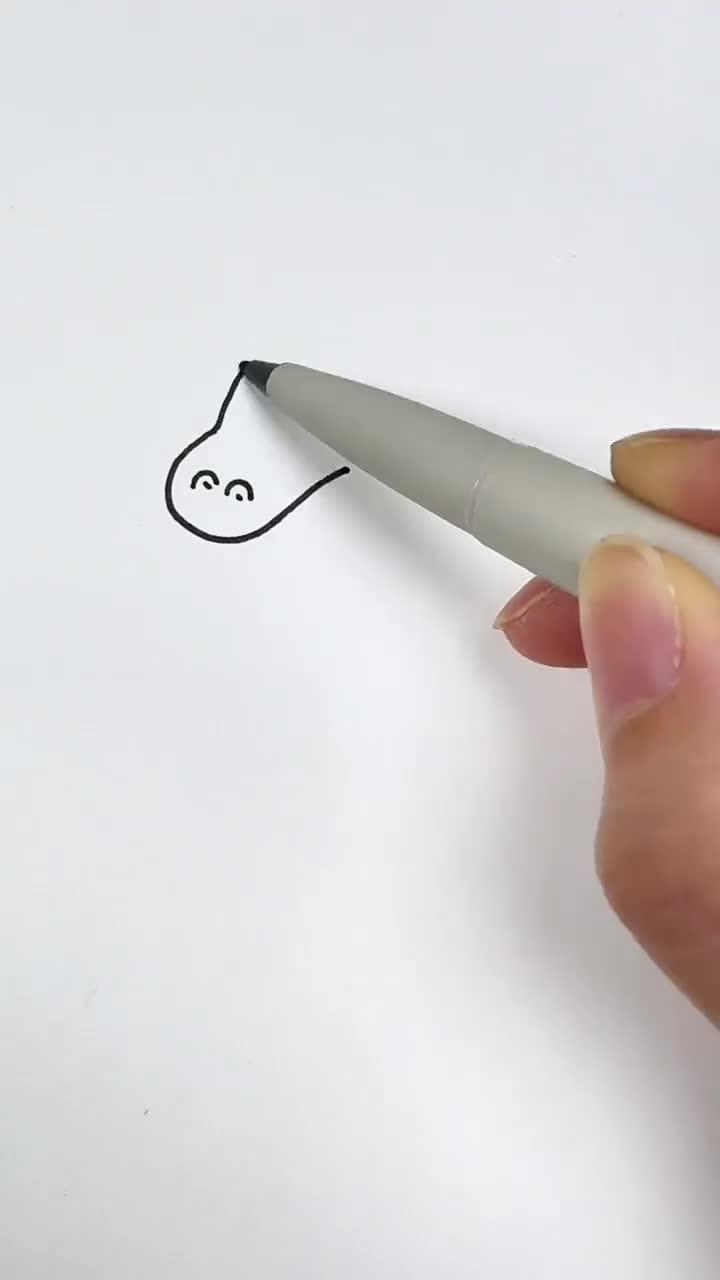 恐龙简笔画来了，一起来画画吧