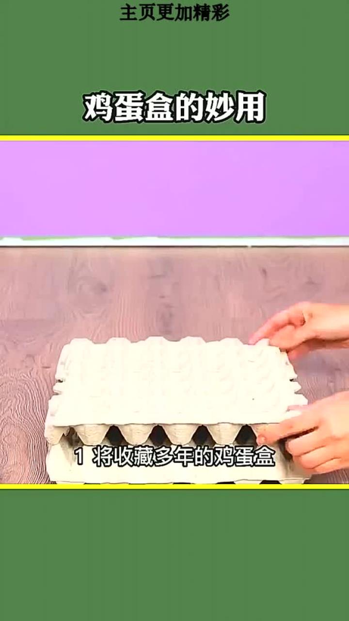 鸡蛋盒的妙用
