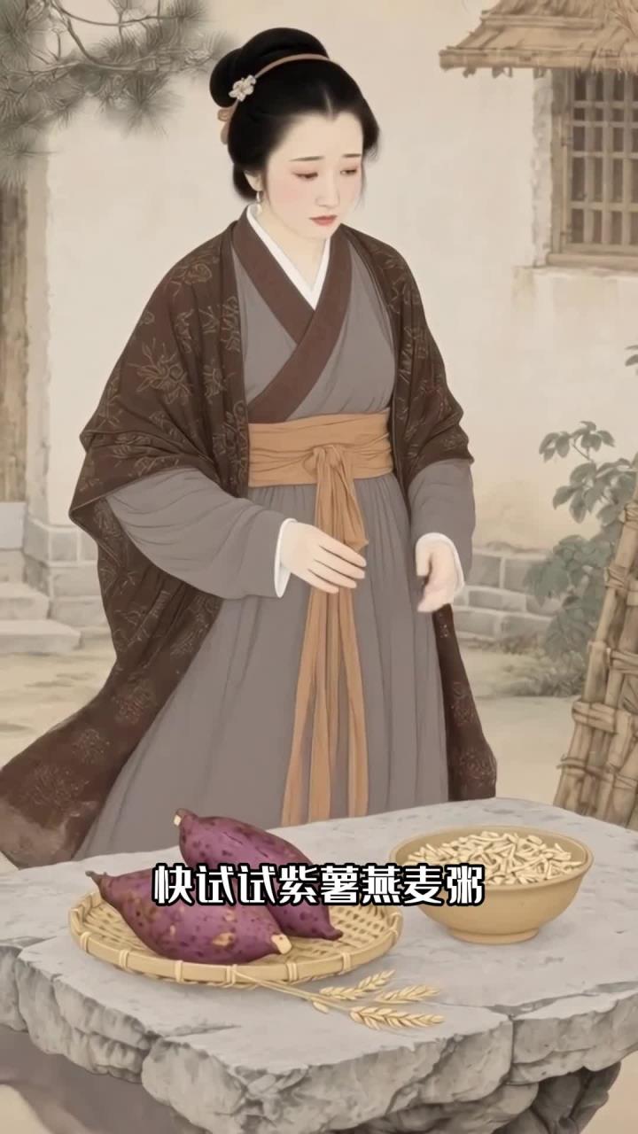 老人便秘严重!紫薯燕麦粥,通便快不费力