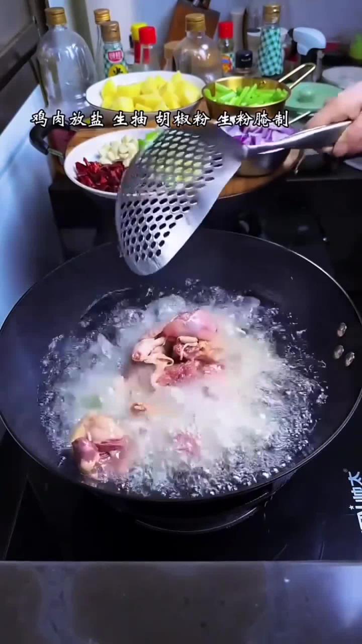 干锅鸡的做法