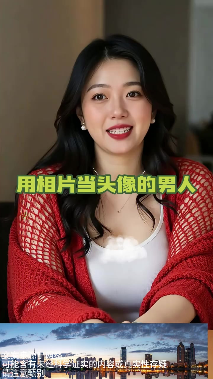 用照片当头像的男人