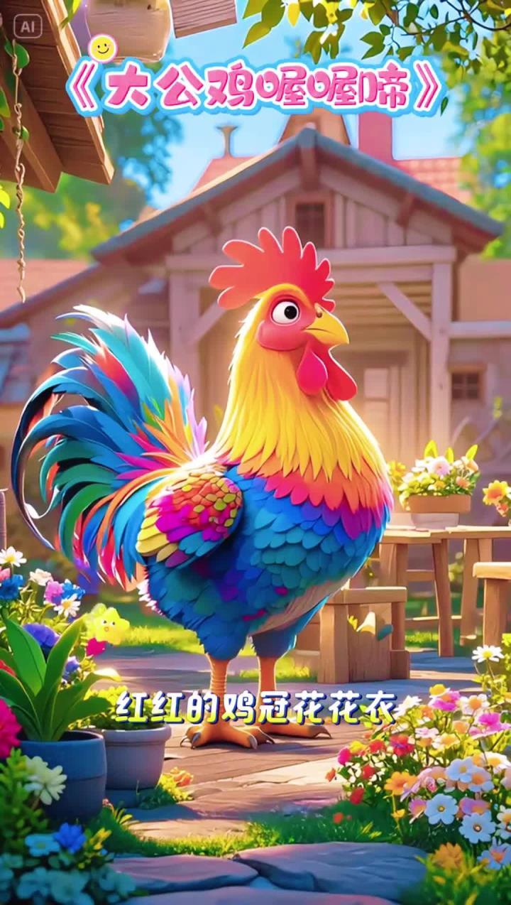 《大公鸡喔喔啼》儿歌