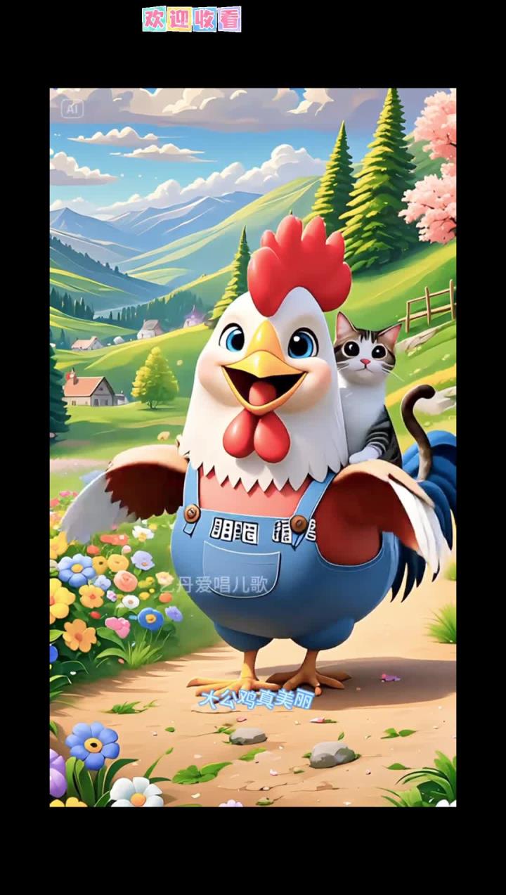 儿歌《大公鸡》