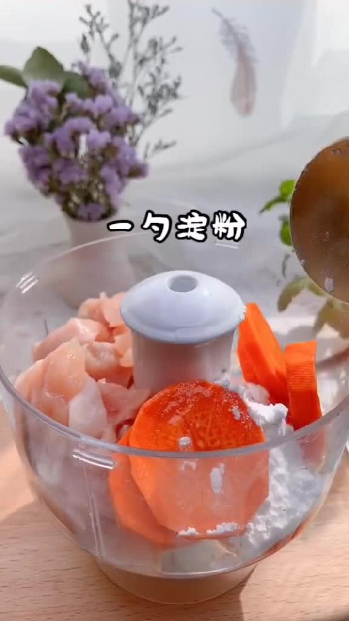 宝宝的第一口丸子,好消化促进身体发育宝宝辅食月龄辅食斟致生活美时美刻一遇大话便化