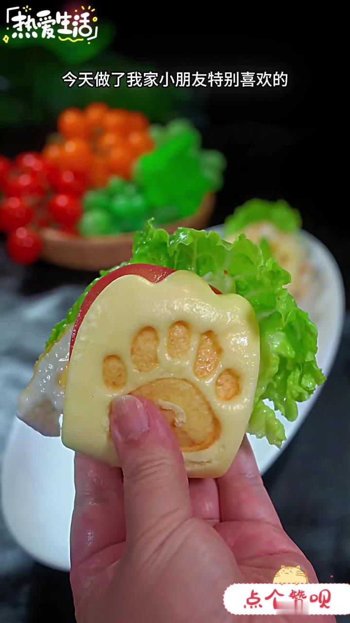 迷你版的可爱小汉堡,别说孩子,连我们大人都非常喜欢