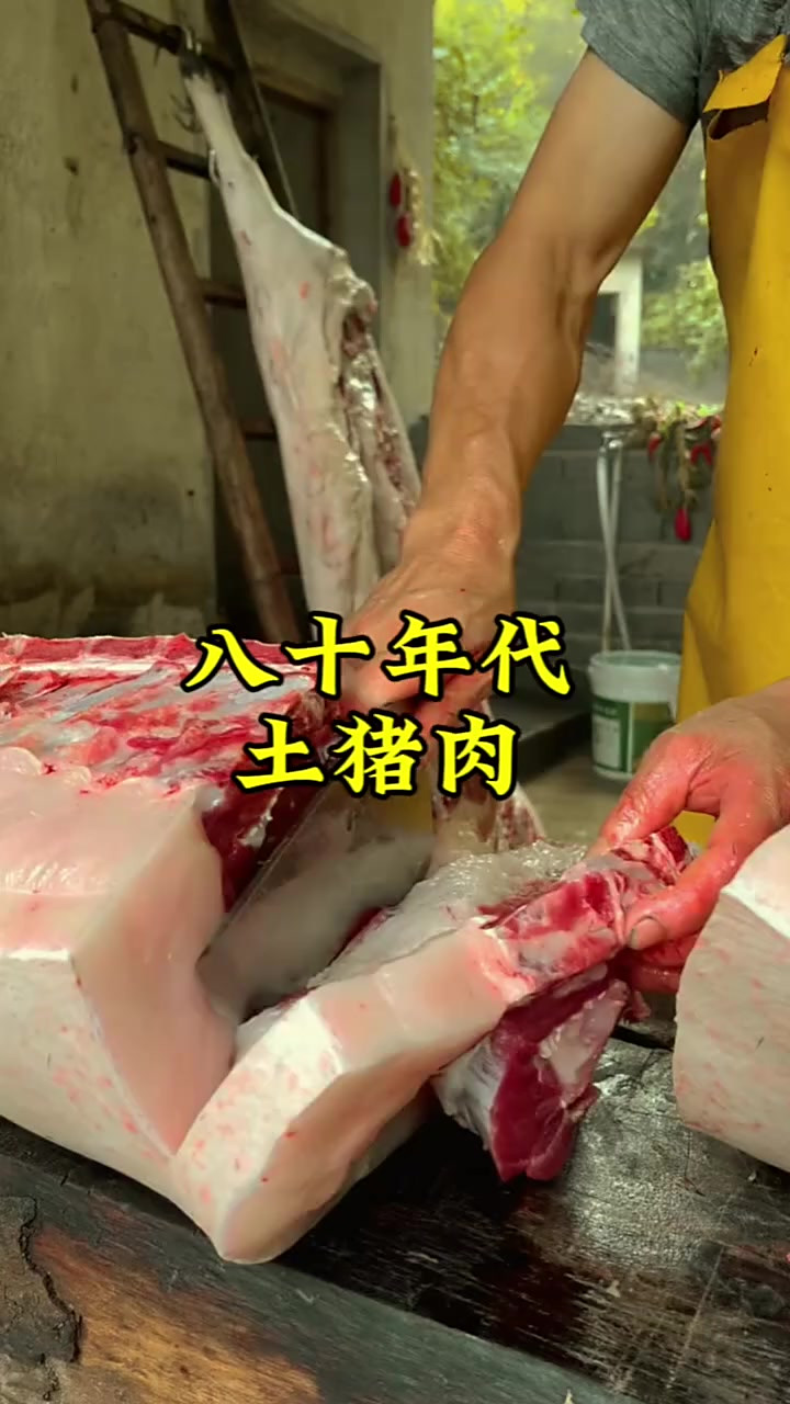 八十年代的土猪肉