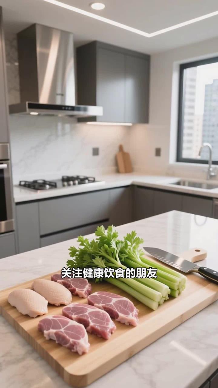 炒鸭肉芹菜丝 补营养降血压