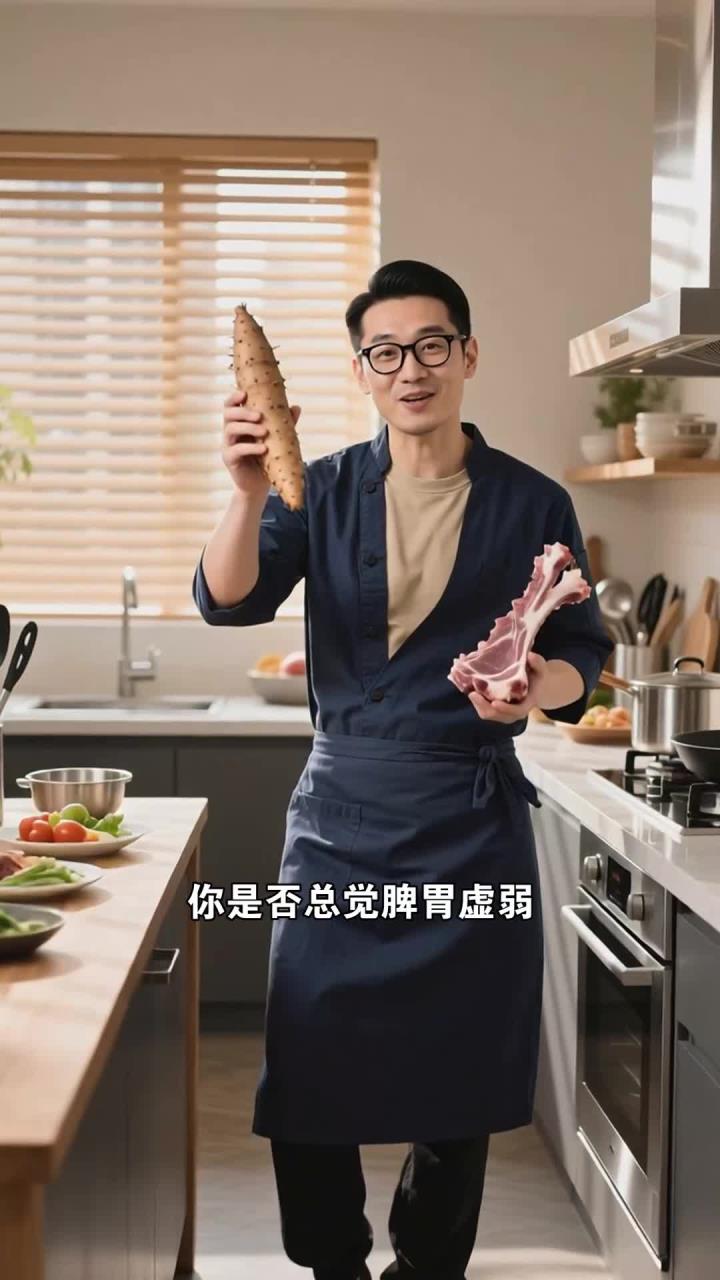 炖山药排骨粥 健脾养胃补元气
