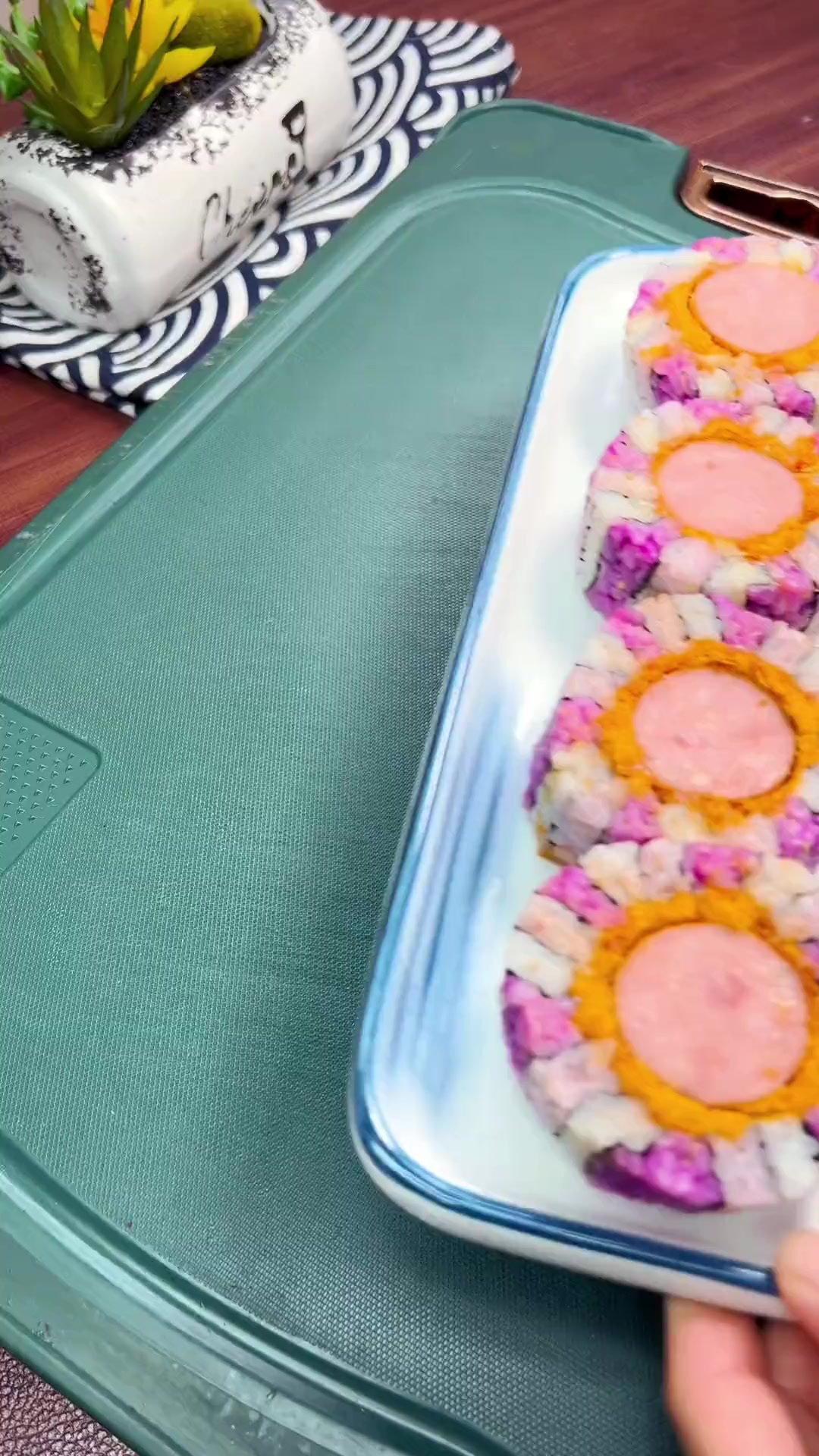 好看又好吃的太阳花寿司