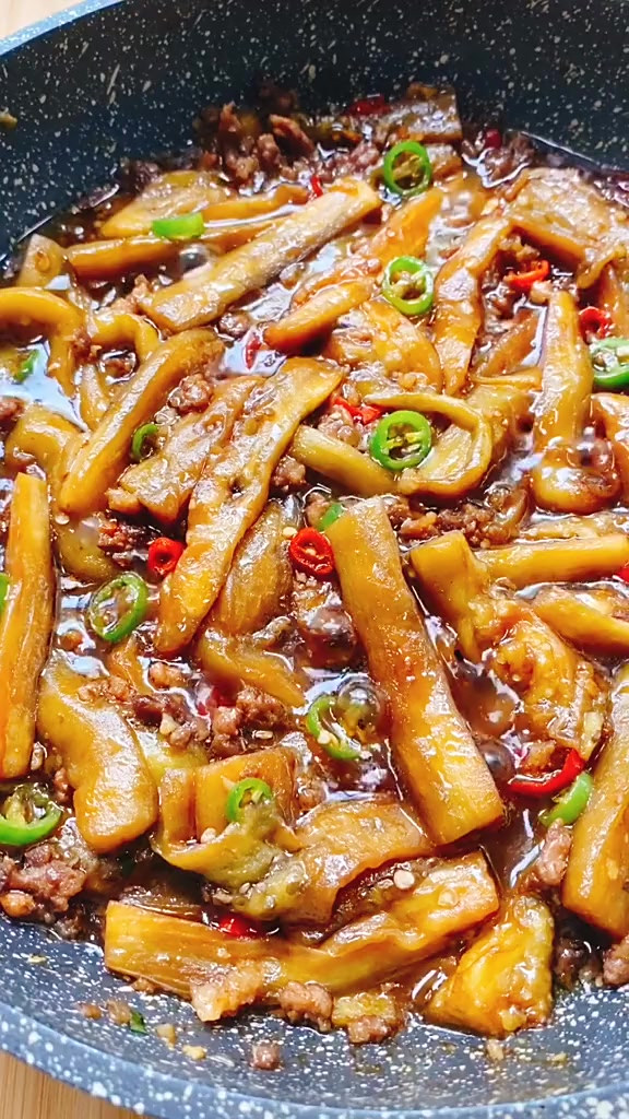 这样做的肉沫茄子，简单好吃又下饭